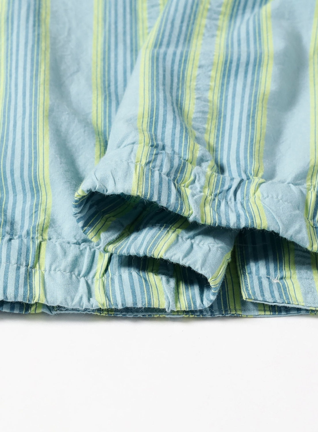 Multi-Stripe Open Collar Shirt