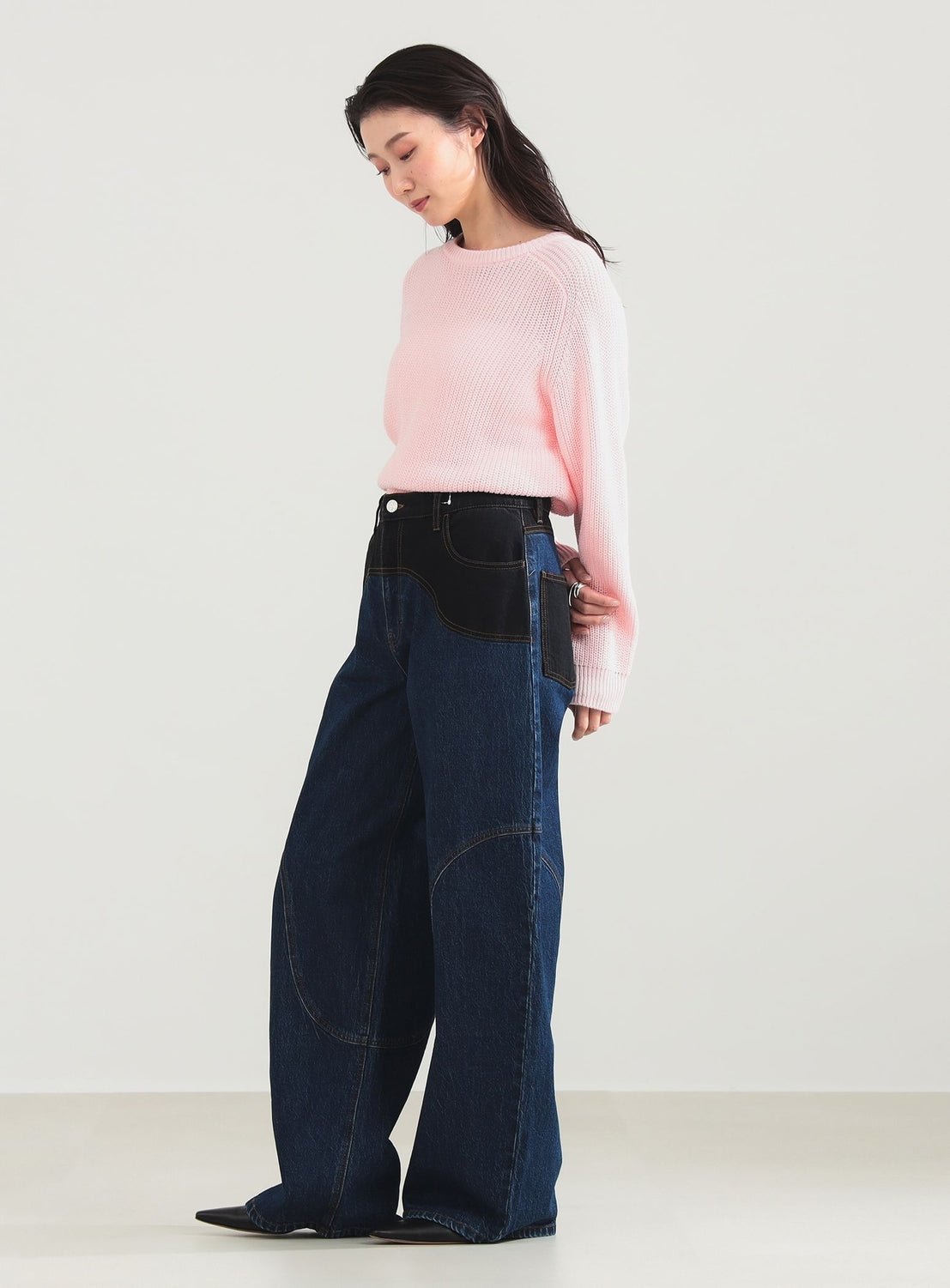 5-Gauge Cotton Rib Knit Pullover