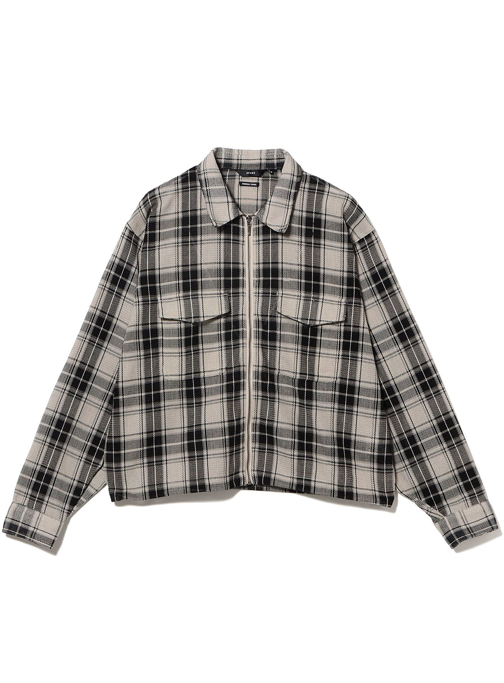 เสื้อเชิ้ตผ้าตาข่ายมีซิป