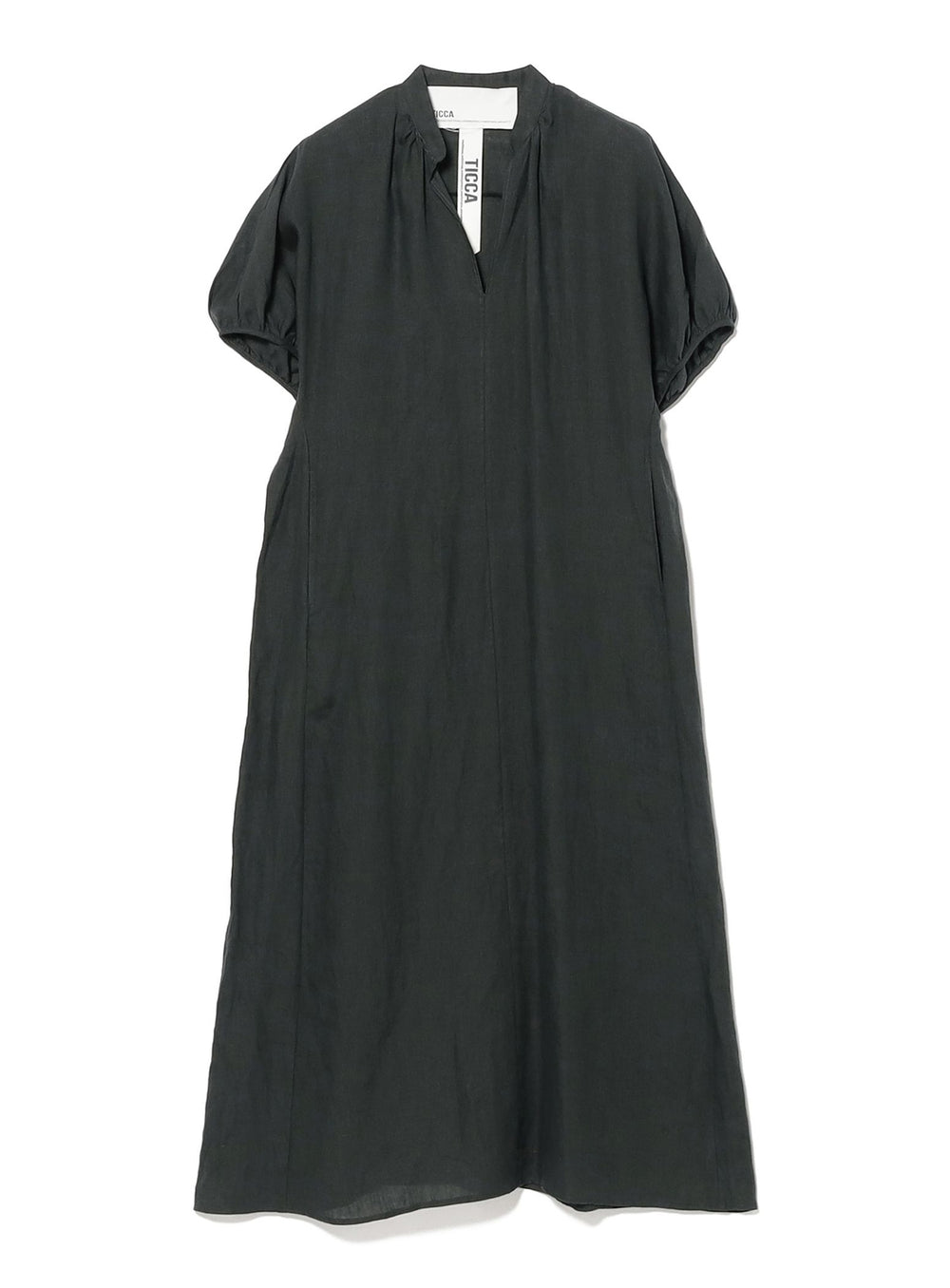 【Exclusive】TICCA / Linen Balloon Sleeve Dress