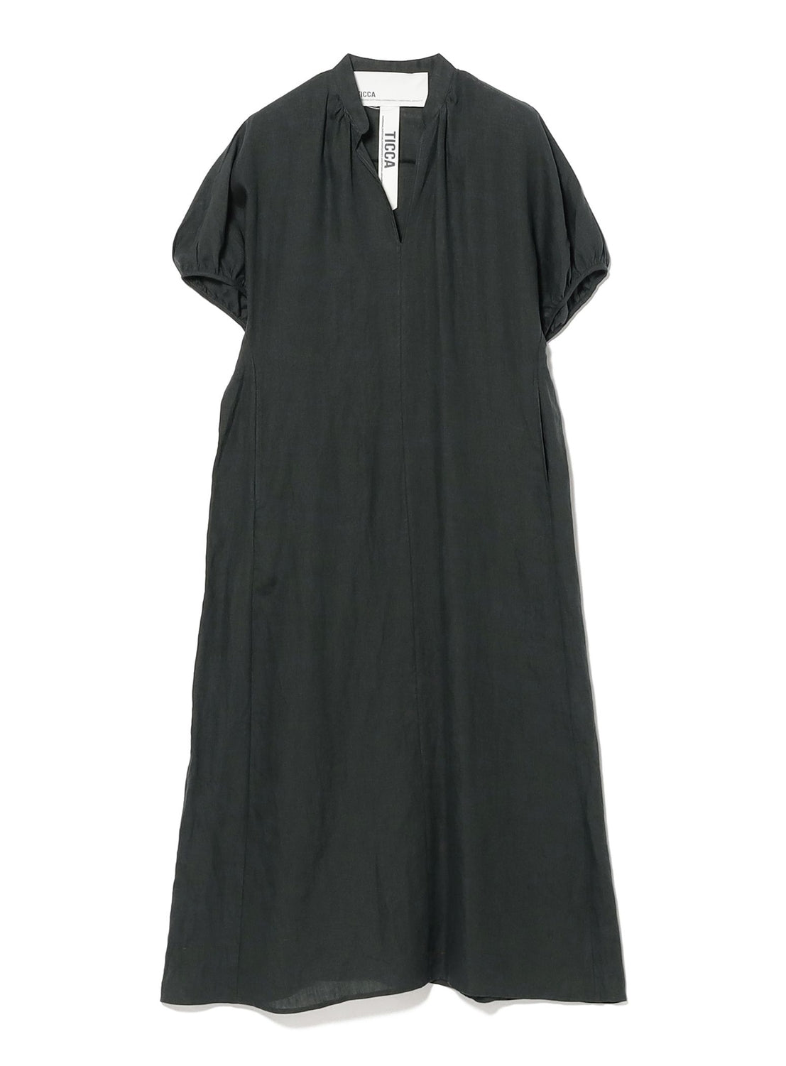 【Exclusive】TICCA / Linen Balloon Sleeve Dress
