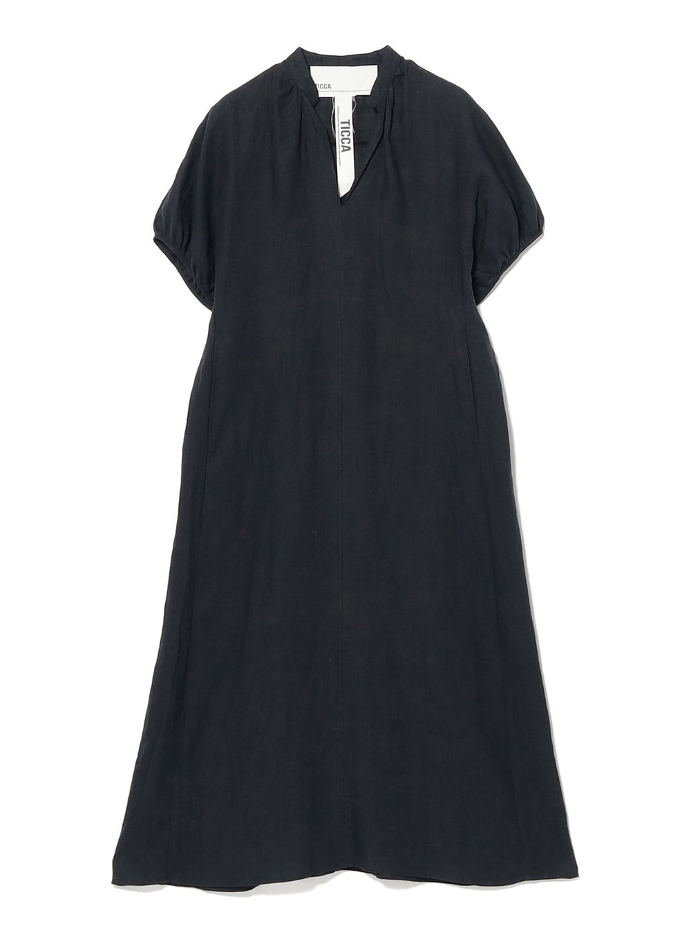 【Exclusive】TICCA / Linen Balloon Sleeve Dress