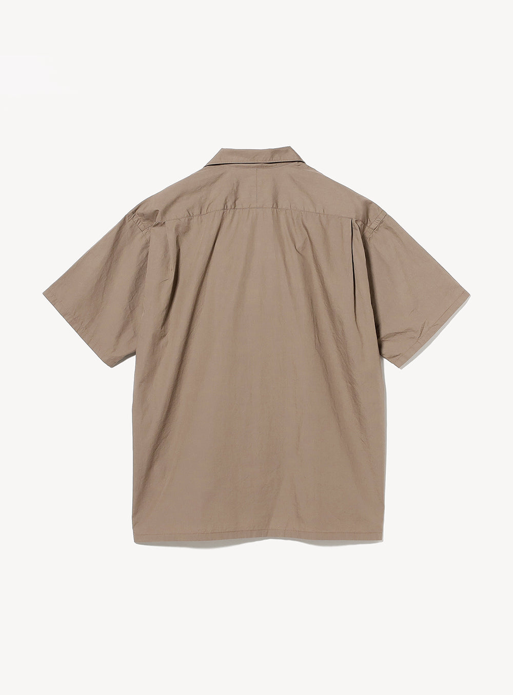 Broadcloth Open Collar Shirt