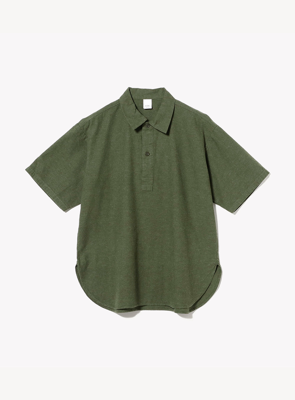 Military-Inspired Wide Fit Pullover Shirt