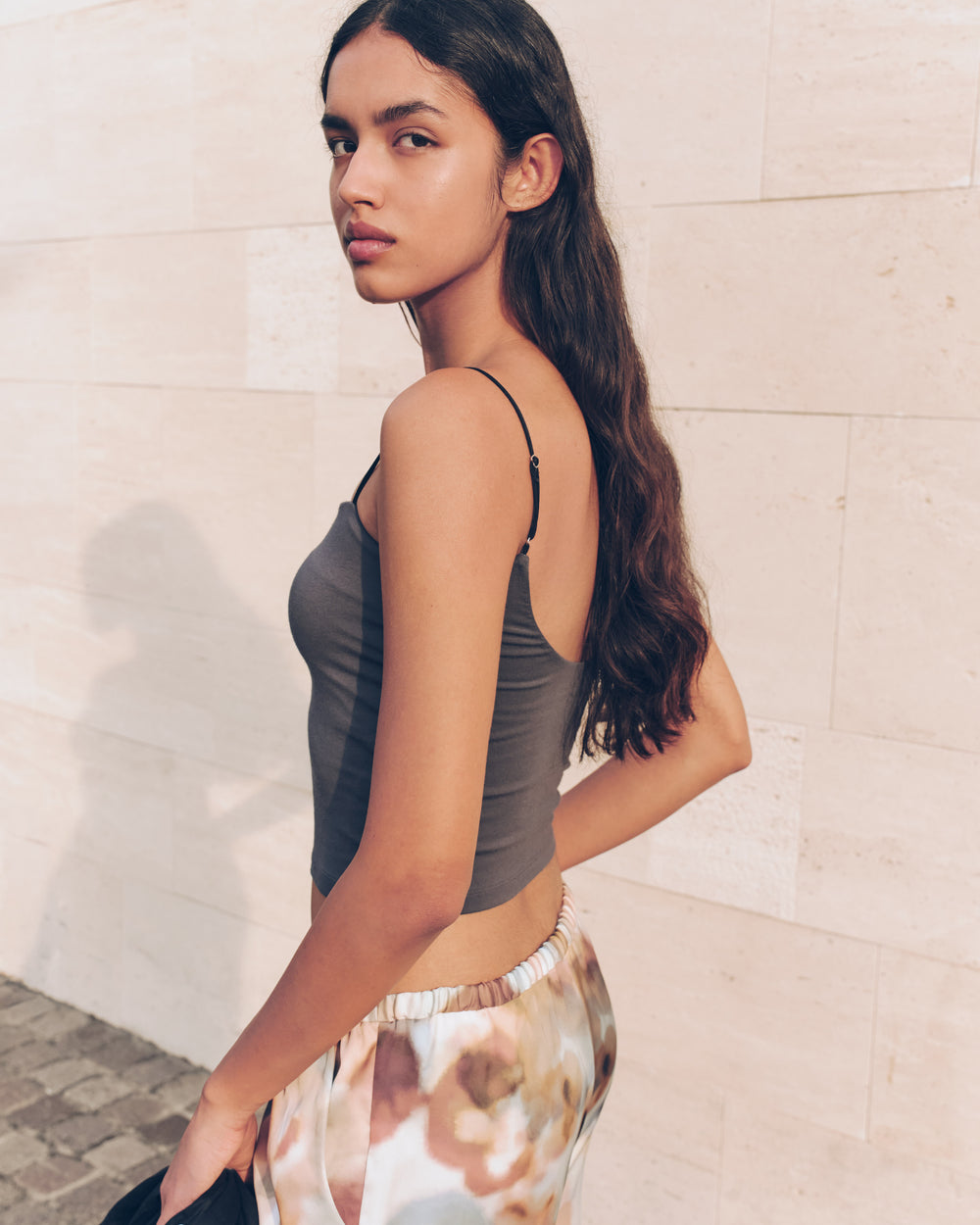 Rayon Jersey Camisole with Built-in Cups