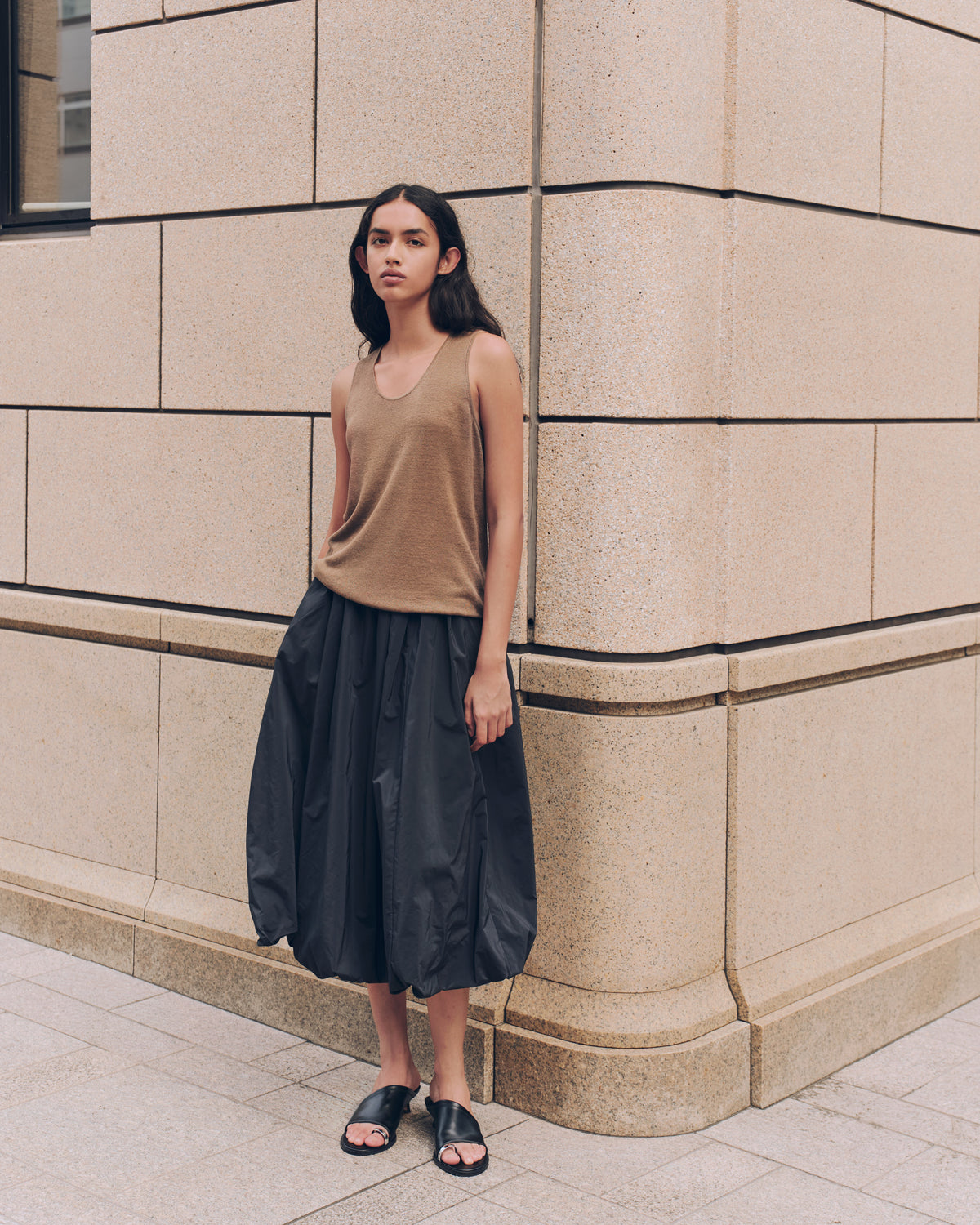 Linen 2-Way Tank Top