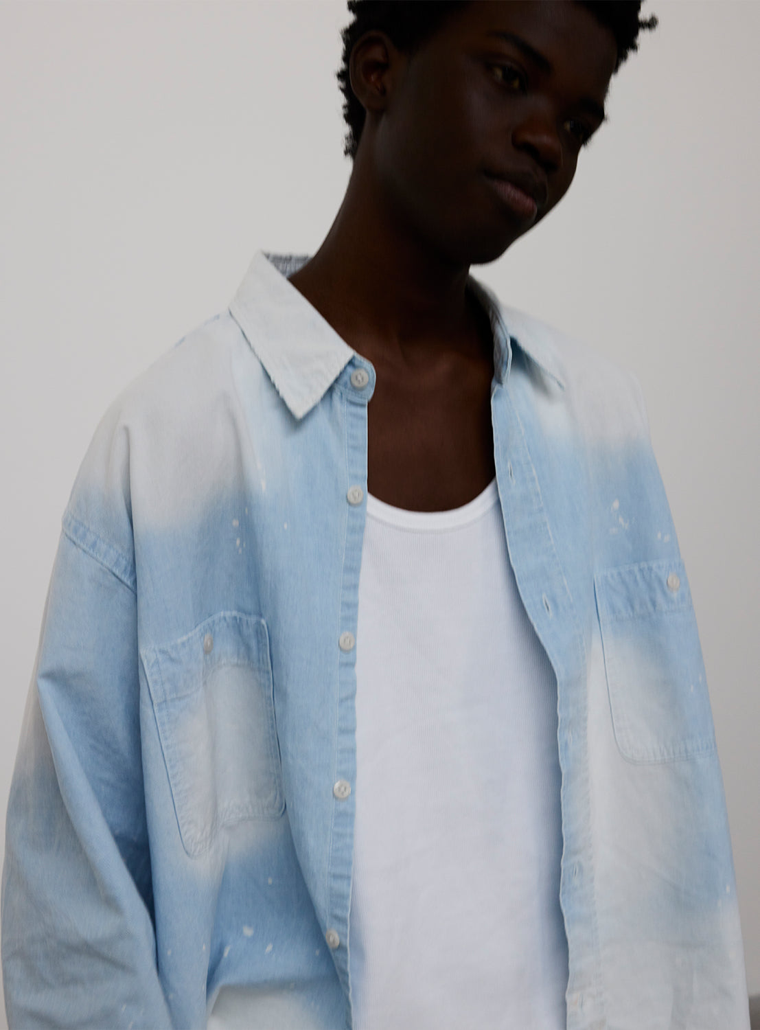 Damage Chambray Shirt