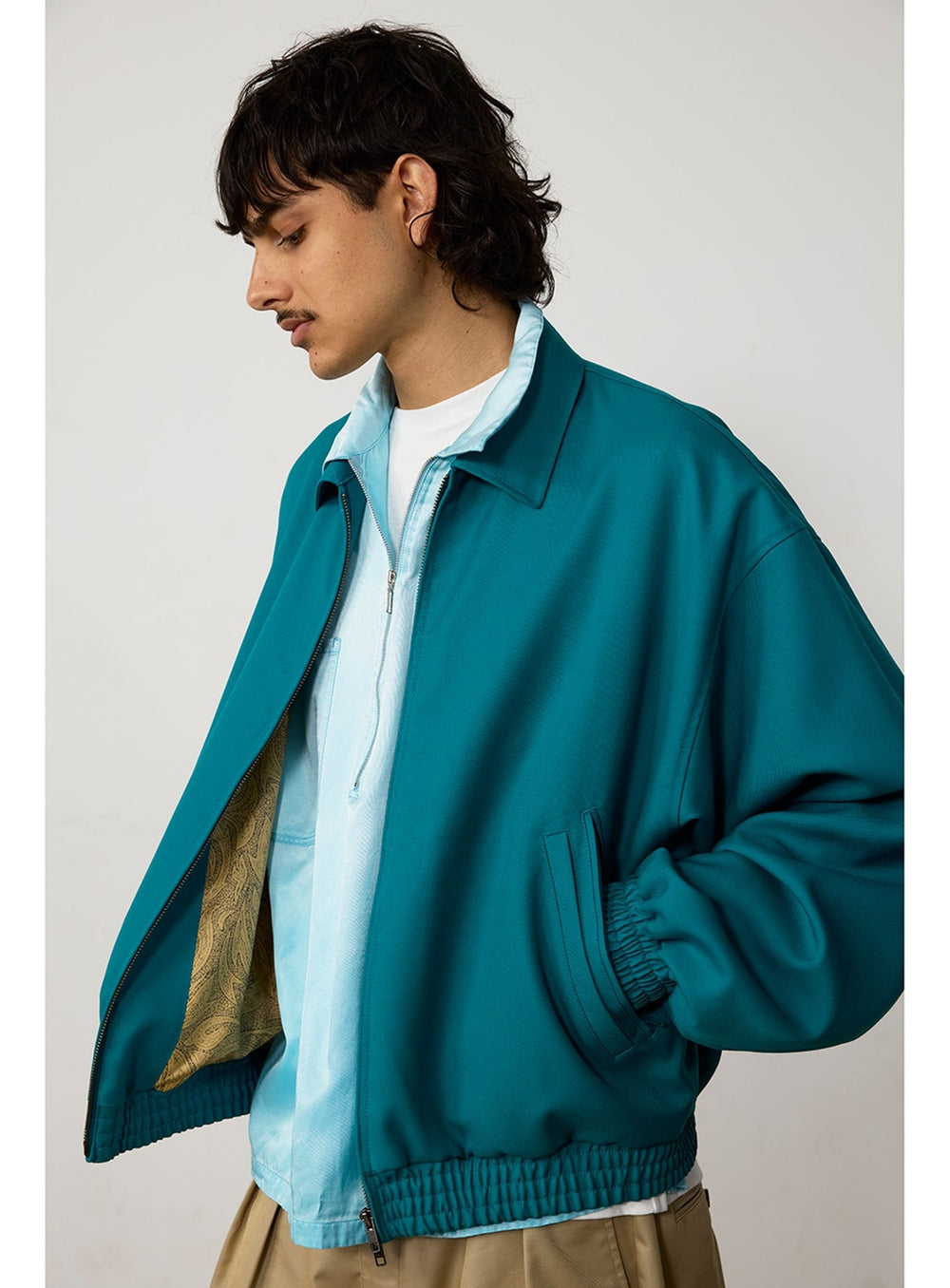 Gabadine Zip Blouson