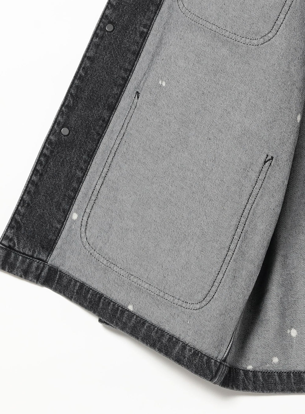 Paint Splatter Denim Coverall