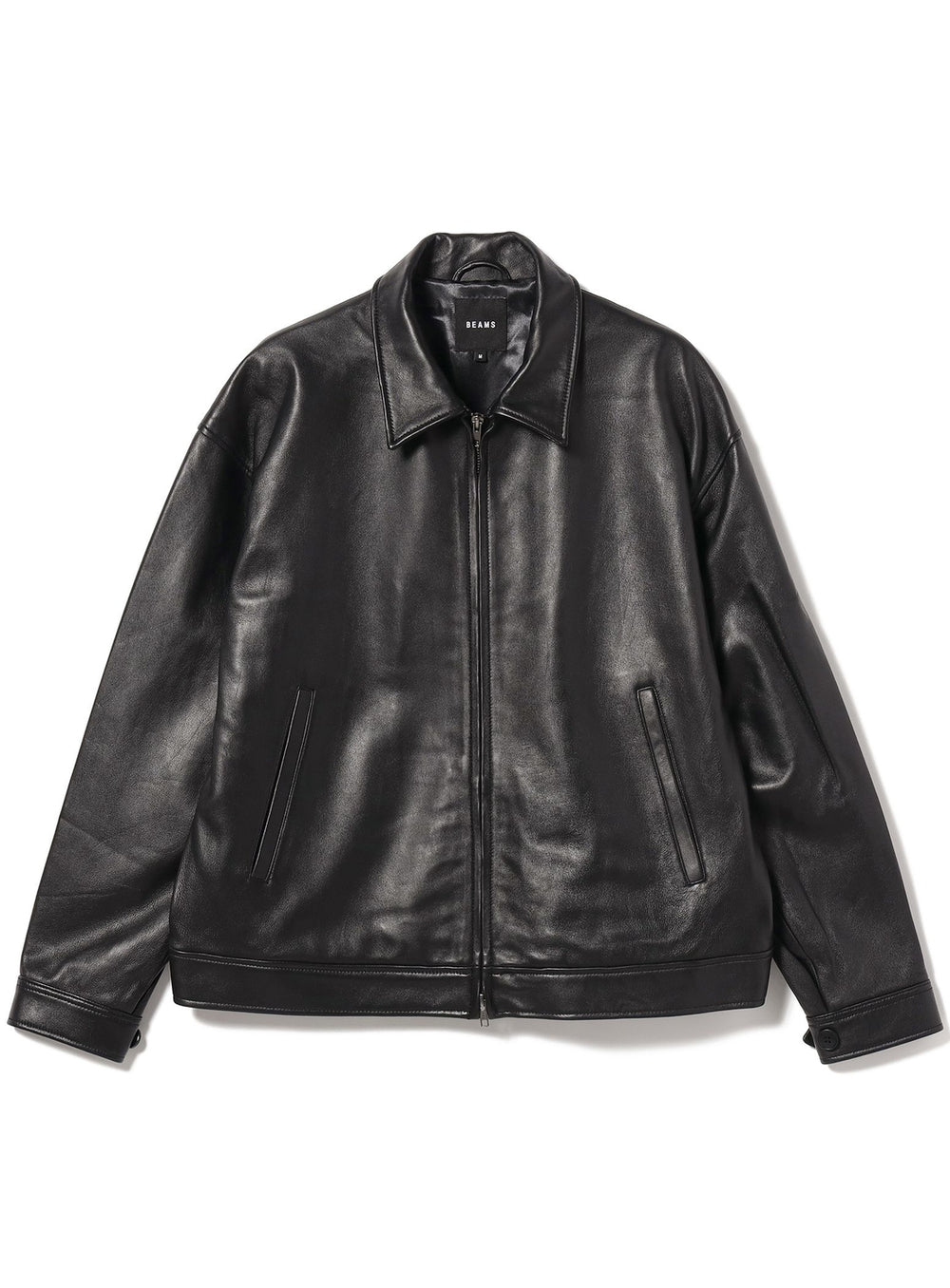 Leather Zip Blouson