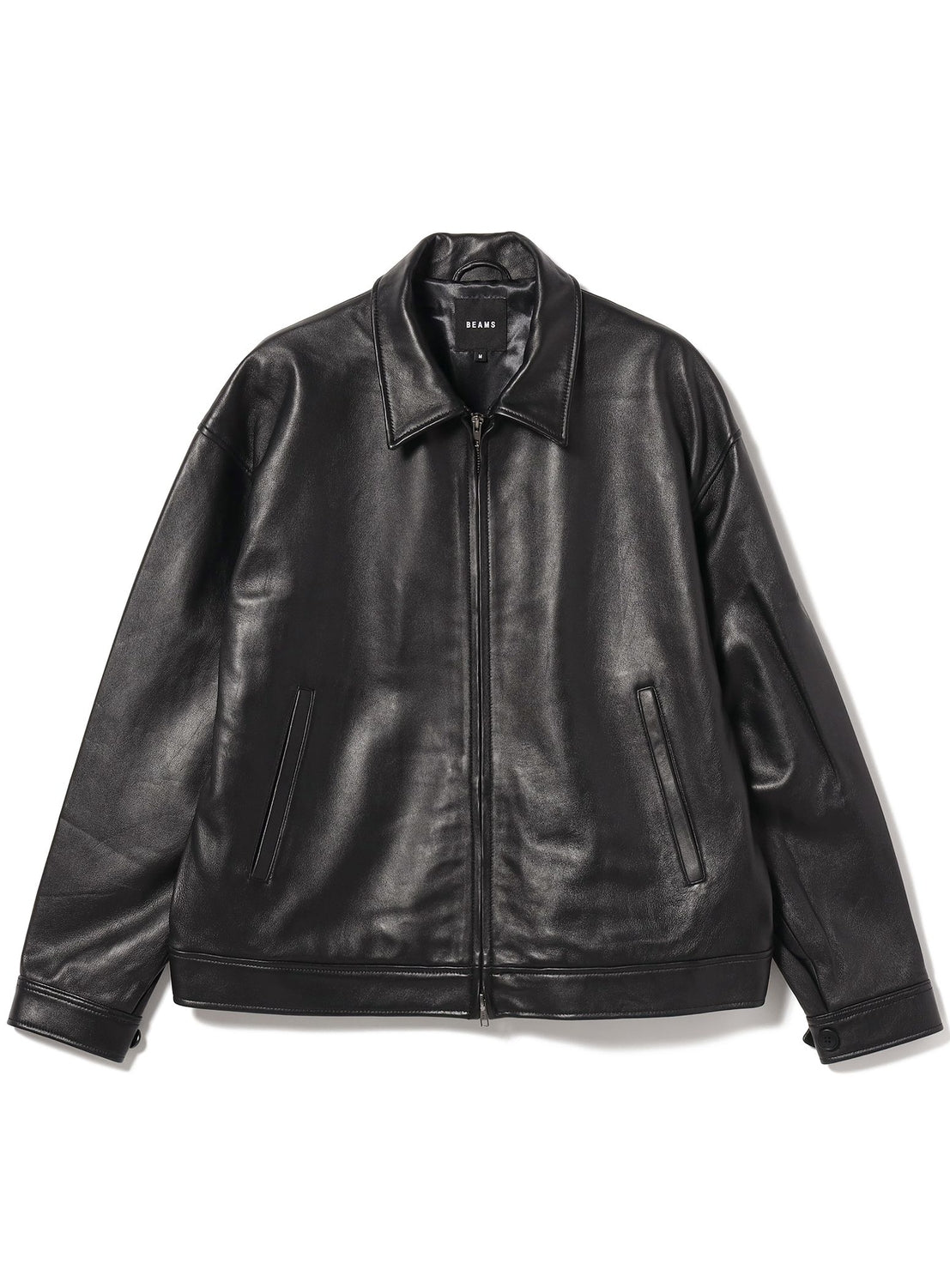 Leather Zip Blouson