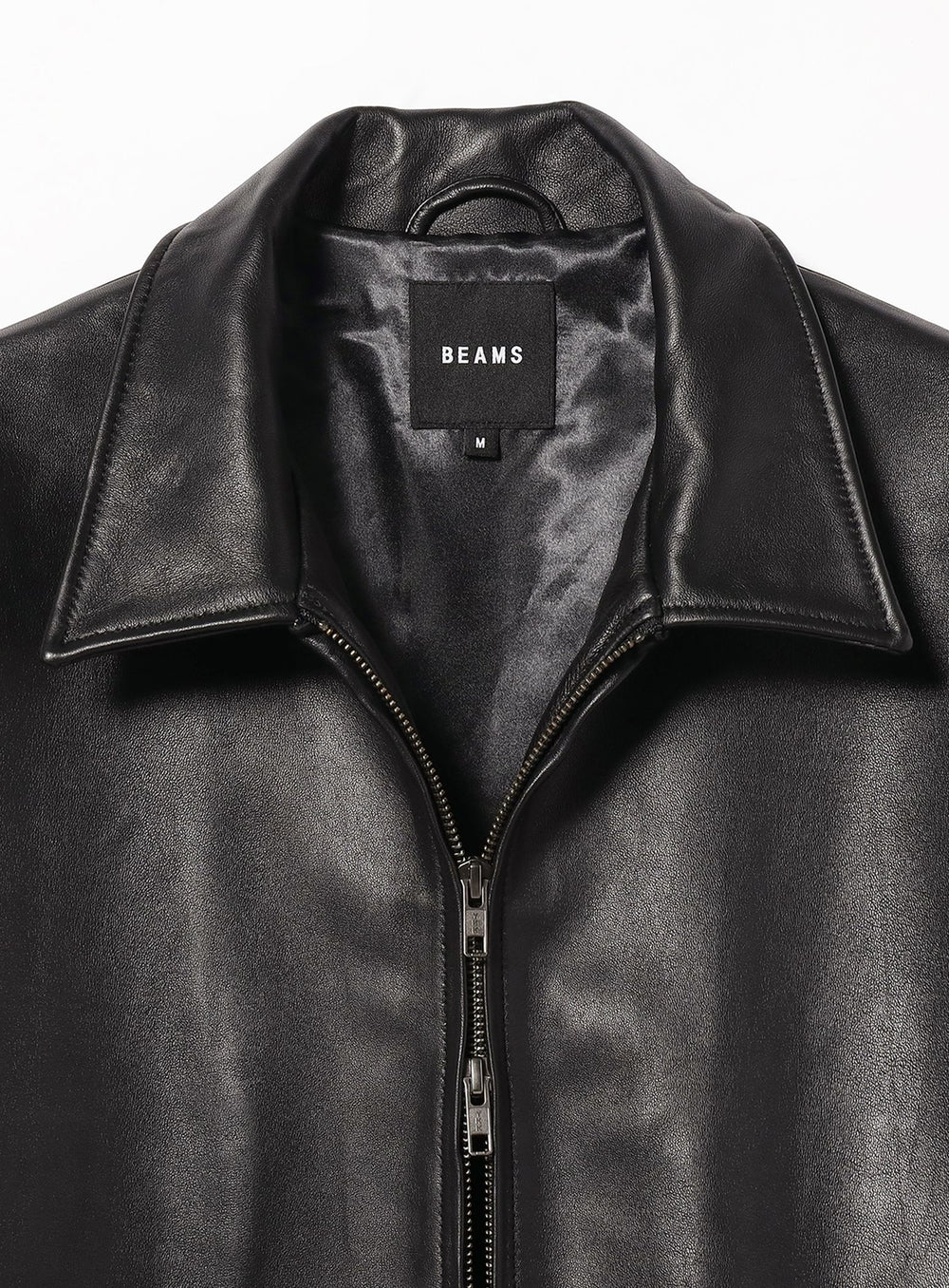 Leather Zip Blouson