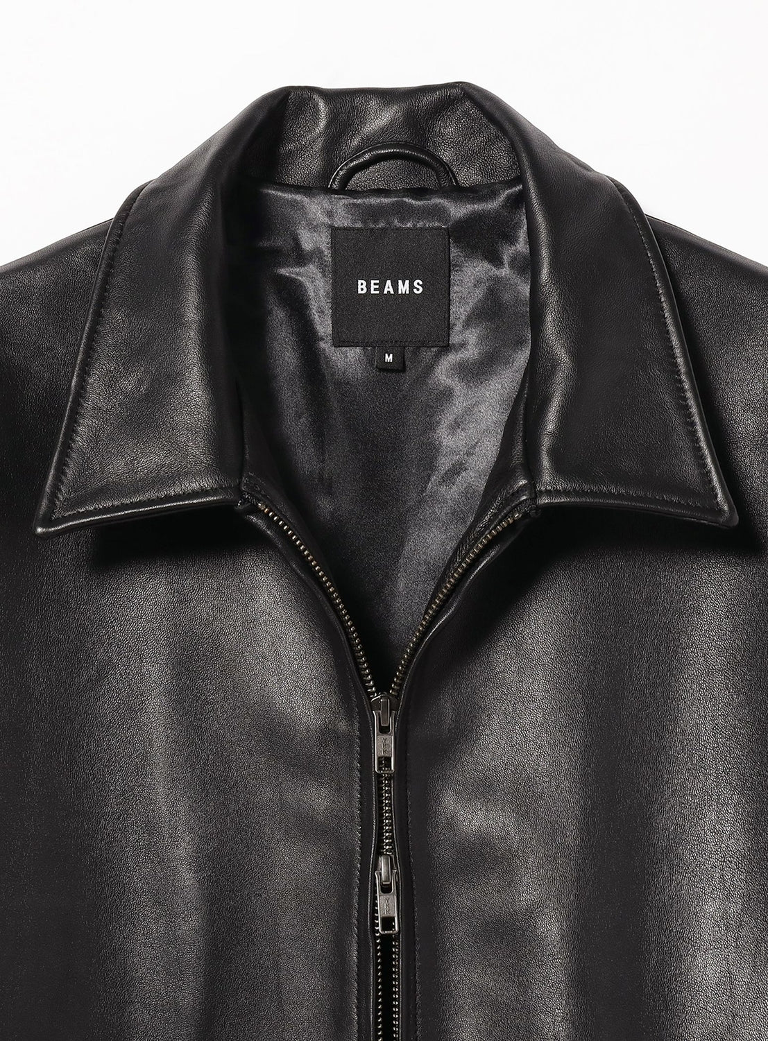 Leather Zip Blouson