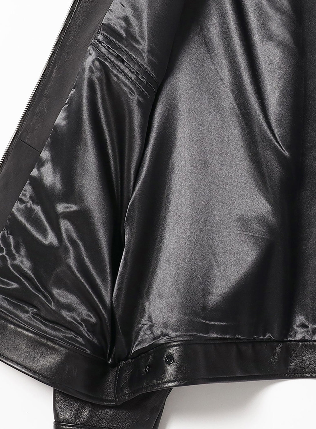 Leather Zip Blouson