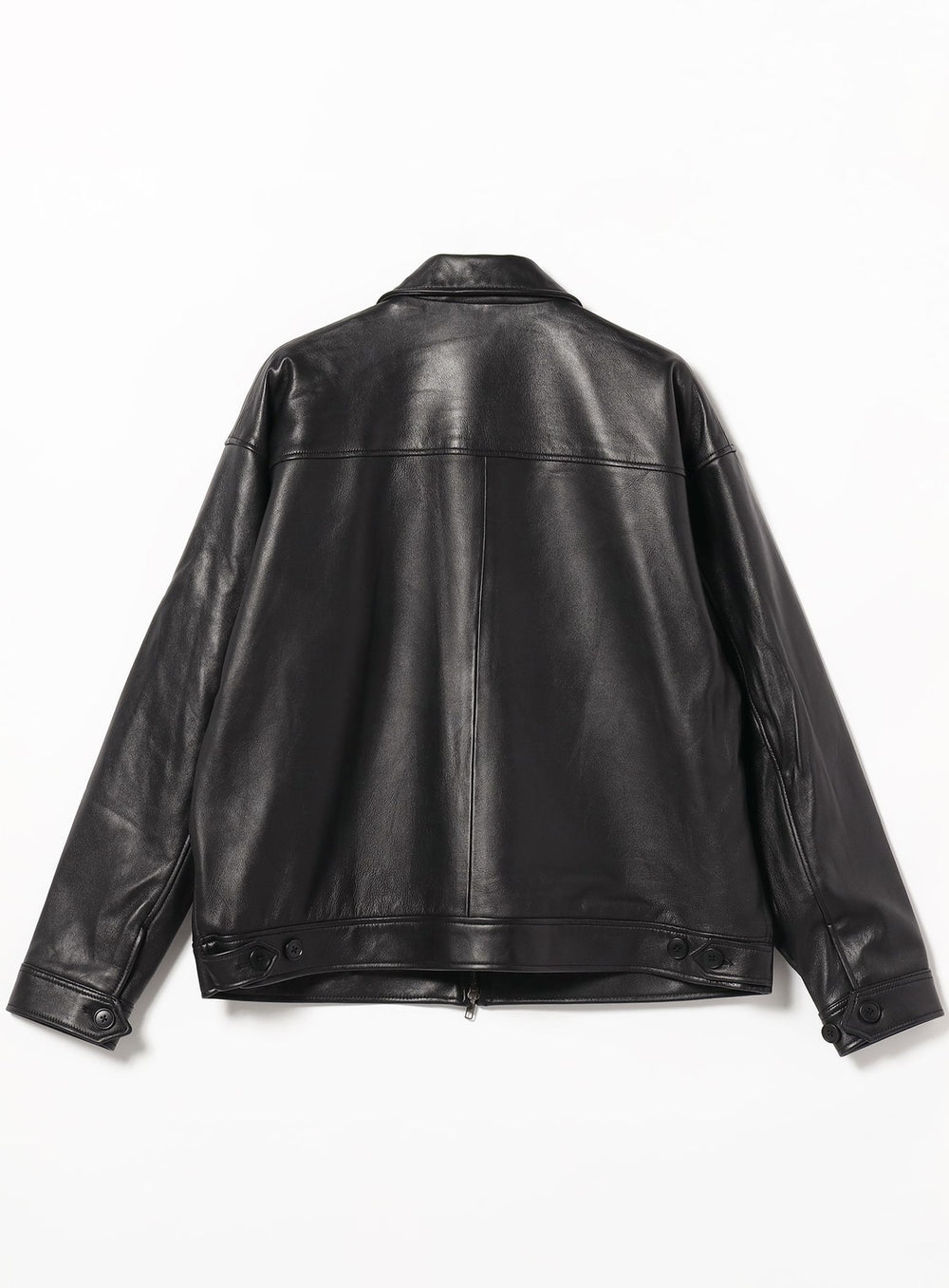 Leather Zip Blouson