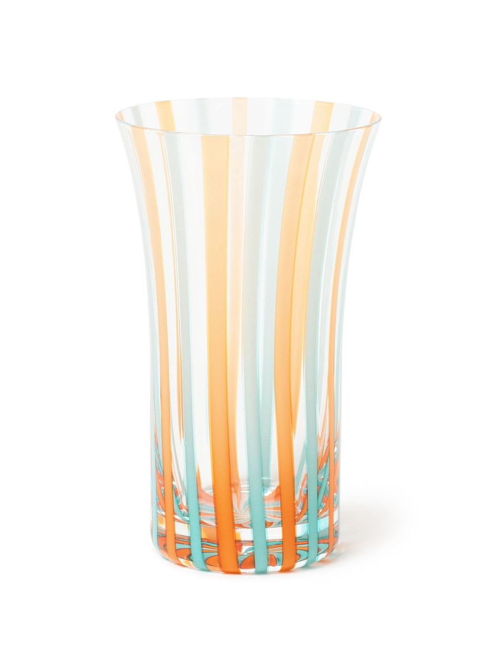 แก้วทรงเพรียว ลายเส้นแนวตั้ง เฉพาะ Hokuyo Glass / Tsugaru Vidro