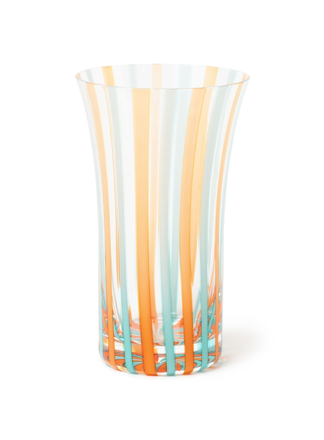 แก้วทรงเพรียว ลายเส้นแนวตั้ง เฉพาะ Hokuyo Glass / Tsugaru Vidro