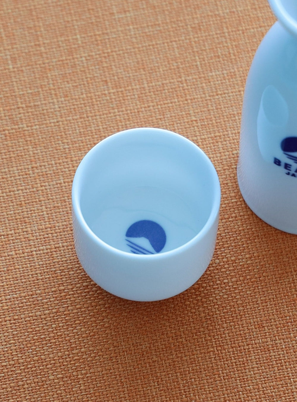 Mt. Fuji Logo Ochoko Sake Cup