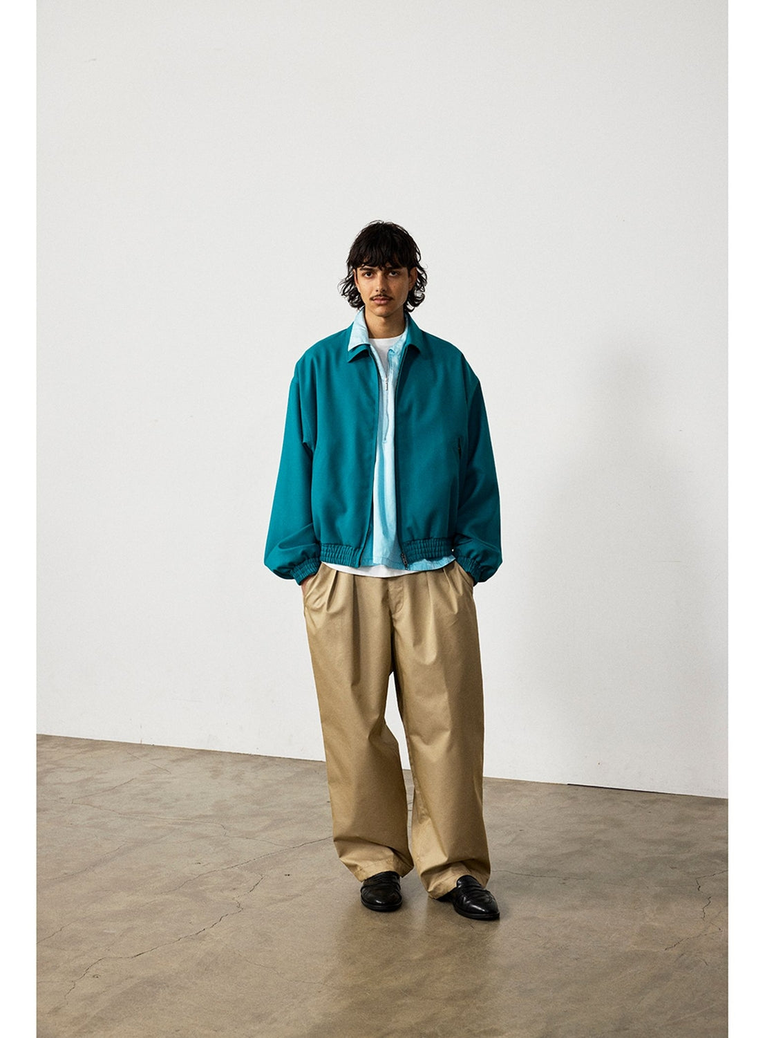 Gabadine Zip Blouson